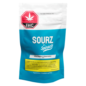 Spinach - SOURZ by Spinach - Blue Raspberry Watermelon Indica - 5x5g